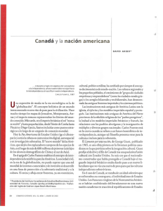 Canadá y la nación americana - revista de comercio exterior