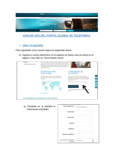guía de uso del portal global de telefónica