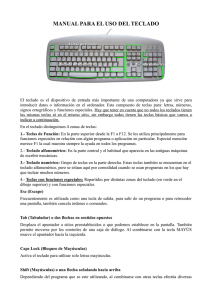 manual para el uso del teclado