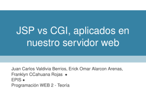 JSP vs CGI, aplicados en nuestro servidor web