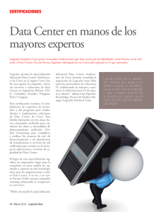 Data Center en manos de los mayores expertos