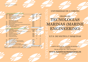 TECNOLOGIAS MARINAS (MARINE ENGINEERING)