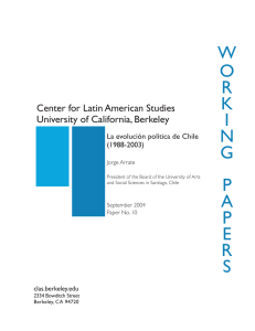 workingpapers - Center for Latin American Studies