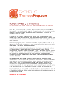 Humanae Vitae y la Conciencia