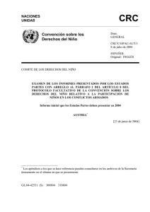 Convención sobre los Derechos del Niño