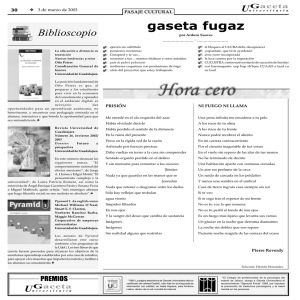 pagina 30. - La gaceta de la Universidad de Guadalajara