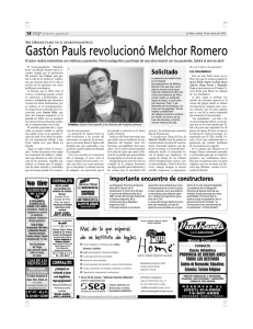 Gastón Pauls revolucionó Melchor Romero