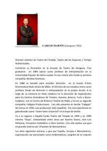 Biografía reducida en pdf de Carlos Martín