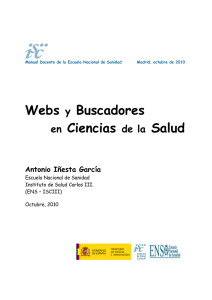 Webs y Buscadores en Ciencias de la Salud