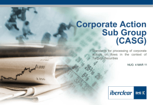 T2S Corporate Actions Subgroup (157 KB )