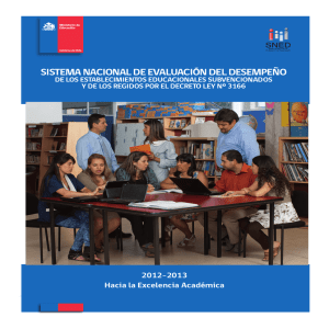 ii. diseño del sned 2012-2013 - Ministerio de Educación de Chile