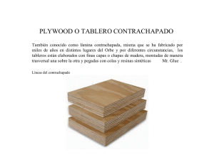plywood o tablero contrachapado