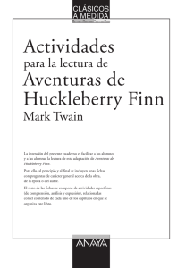 Aventuras de Huckleberry Finn (guía de actividades)