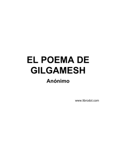 anonimo, EL POEMA DE GILGAMESH