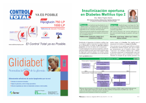 Insulinización oportuna en Diabetes Mellitus tipo 2