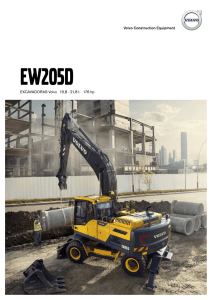 Volvo Folleto Excavadoras EW205C Español LA
