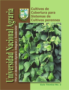 Cultivos de Cobertura para Sistemas de Cultivos perennes