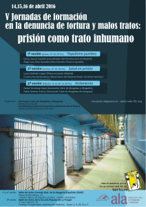 prisión como trato inhumano