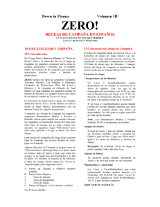Zero! Reglas de Campaña ESPAÑOL