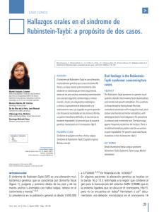 Hallazgos orales en el síndrome de Rubinstein-Taybi: a