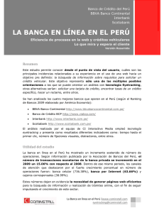 Estudio de la banca online en el perú