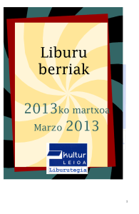 Marzo de 2013 - Bibliotecas Públicas