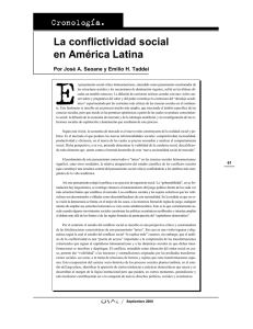 La conflictividad social en América Latina