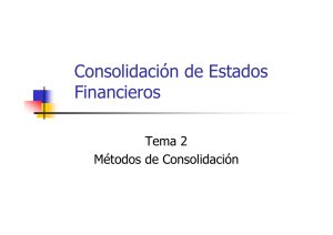Consolidación de Estados Financieros