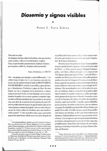 Diosemía y signos visibles - Revista de la Universidad de México
