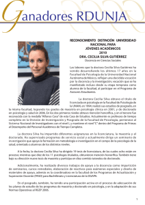 Dra. Cecilia Silva G. - Dgapa