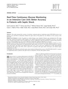 Real-Time Continuous Glucose Monitoring in an Intensive Care Unit