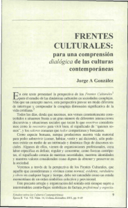 frentes culturales - Estudios sobre las Culturas Contemporáneas