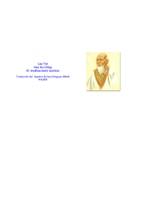 Lao Tse Hua Hu Ching 81 meditaciones taoístas