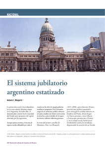 004 - El Sistema Jubilatorio Argentino Estatizado