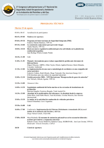 Programa - Instituto Argentino del Petroleo y del Gas
