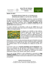 boletín 174-2013 recibirán productores de la col silva inf