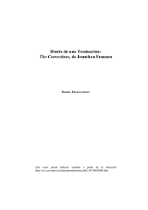 Diario de una Traducción: The Corrections, de Jonathan Franzen
