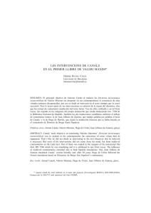 pdf Les intervencions de Canals en el primer llibre de Valeri Màxim