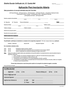 migrant education eligibility form - J.O. Combs Unified School District