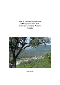 Plan de Desarrollo Sostenible del Parque Natural de la Sierra de