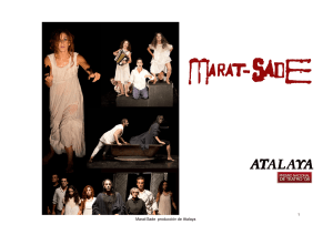 Marat/Sade producción de Atalaya - Atalaya-TNT