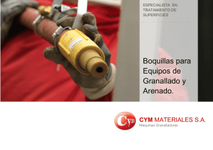 Boquillas - CyM Materiales SA