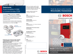 Detectores Direccionables D7050 y Convencionales