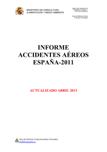 Accidentes aéreos en España 2011