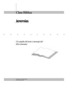 Introducción al libro Jeremías