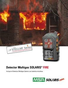 Detector Multigas SOLARIS® FIRE