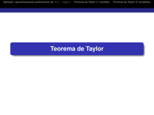 Teorema de Taylor