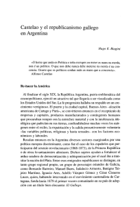 Castelao y el republicanismo gallego en Argentina