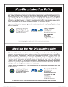 Non-Discrimination Policy Medida De No Discriminación