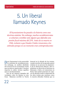 Un liberal llamado Keynes.